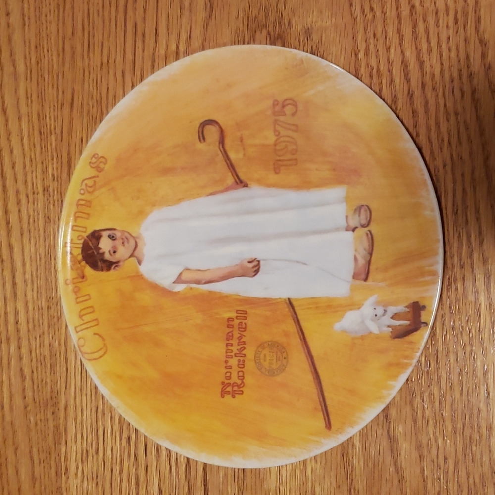Angel With A Black Eye By Michael Lewis Christmas Plate 1975